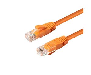 Microconnect MC-UTP6A01O câble de réseau Orange 1 m Cat6a U/UTP (UTP)