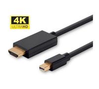 Microconnect MDPHDMI5B-4K câble vidéo et adaptateur 5 m Mini DisplayPort HDMI Type A (Standard) Noir