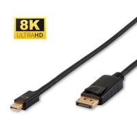 Microconnect DP-MMG-180MBV1.4 câble DisplayPort 2 m Mini DisplayPort Noir