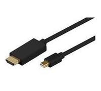 MicroConnect Câble Mini DisplayPort 1.2 - HDMI Mâle-Mâle 3 m Noir
