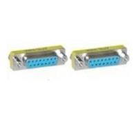 Microconnect mod15 F15 F Adaptateur de câble - Adaptateur pour câble (DB15 DB15, Bleu, Acier Inoxydable, Femelle/Femelle)