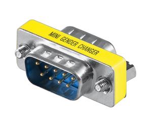 Microconnect MOD99 changeur de genre de câble DB9 Bleu