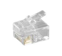 MicroConnect - Modular Plug RJ12 6P6C, 10pcs - Prise RJ45 & accessoires