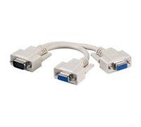Microconnect MONG2H câble VGA 0,3 m VGA (D-Sub) 2 x VGA (D-Sub) Gris