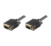 Fujitsu Câble VGA HD-15 (D-Sub) mâle-mâle 7 m moulé vis moletées noir