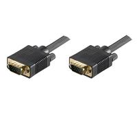 Fujitsu Câble VGA HD-15 (D-Sub) mâle-mâle 7 m moulé vis moletées noir