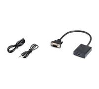 Microconnect MONGGHDMI câble vidéo et adaptateur 0,3 m VGA (D-Sub) HDMI Noir