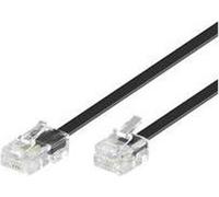 Microconnect MPK455S Câble téléphonique 5 m noir - câble de téléphone fixe (5 m, RJ11, RJ45, noir, mâle/femelle)