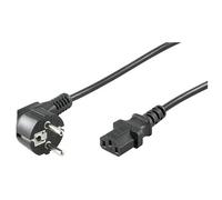 Microconnect PE010405 câble électrique Noir 0,5 m Prise d'alimentation type E+F Coupleur C13