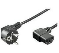 Microconnect PE010530 Cordon 3 m Male Connector/Female Connector CEE7/7 C13 Coupler Noir