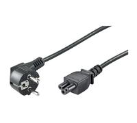 Microconnect PE010805 câble électrique Noir 0,5 m Prise d'alimentation type E+F Coupleur C5