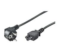 Microconnect PE010810 câble électrique Noir 1 m Prise d'alimentation type E+F Coupleur C5