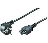 Microconnect - Pe010812 1.2m cee7/7 schuko c5 coupler black - Câble (mâle/femelle, cee7/7 schuko, c5 coupler, coudé, droit, noir)