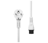 Microconnect PE010830W câble électrique Noir 3 m Prise d'alimentation type E+F Coupleur C5