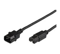 Microconnect PE011405 câble électrique Noir 0,5 m Coupleur C14 Coupleur C15