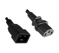 Microconnect PE030610 câble électrique Noir 1 m Coupleur C13 Coupleur C20