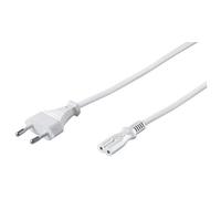 Microconnect PE0307100W câble électrique Blanc 10 m Prise d'alimentation type C Coupleur C7