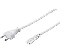 Microconnect PE030710W Câble d'alimentation Blanc 1 m Prise secteur type C Coupleur C7 (PE030710W)