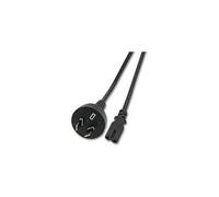 Microconnect PE030718AUSTRALIA câble électrique Noir 1,8 m Prise d'alimentation type I Coupleur C7