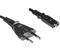 Microconnect PE030718LSZH câble électrique Noir 1,8 m Coupleur C7 - Cables électriques (1,8 m, Male connector / Female connector, Coupleur C7, Noir)