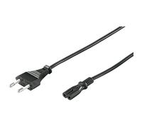 Microconnect PE030730 câble électrique Noir 3 m Prise d'alimentation type C Coupleur C7