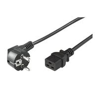 Microconnect PE07719005 câble électrique Noir 0,5 m Prise d'alimentation type E+F Coupleur C19