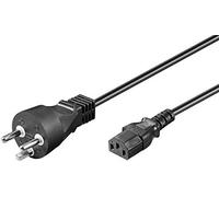 Microconnect PE120405R câble électrique Noir 0,5 m IEC 320 - Cables électriques (0,5 m, Male connector / Female connector, IEC 320, Noir)