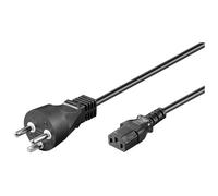 Microconnect PE120418R câble électrique Noir 1,8 m Prise d'alimentation type K Coupleur C13