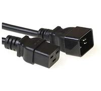 Microconnect PE141540 câble électrique Noir 4 m Coupleur C20 Coupleur C19 - Cables électriques (4 m, Male connector / Female connector, Coupleur C20, Coupleur C19, 16 A, Noir)
