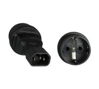 Microconnect PE14CEEAD adaptateur prise d'alimentation C14 Type F Noir