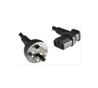 Microconnect PE150418A Câble Male Connector/Female Connector, Prise Type I, Coupleur C13 Noir 1,8 m