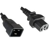 Microconnect PE152018 Câble d'alimentation Noir 1,8 m Coupleur C20 Coupleur C15 (PE152018)