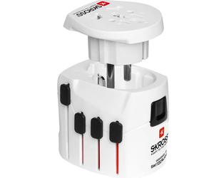 Microconnect PETRAVEL27 prise de courant électrique Blanc