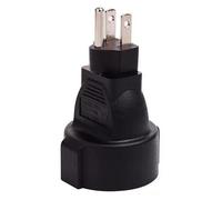 Microconnect PETRAVEL3 adaptateur prise d'alimentation Type B Type F Noir