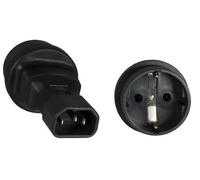 MicroConnect - Power Adapter C14 - Schuko M-F - Prises & adaptateurs