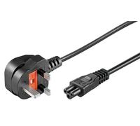 MicroConnect - Power Cord 3m UK / C5 Black - Câbles d'alimentation externes