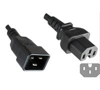 MicroConnect Power Cord C20 - C15 1.8m Black, 16A, 3 x 1mm² H05V2V2-F, VDE, ENEC, RoHS compliant