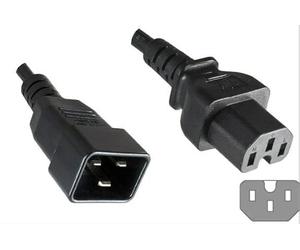 MicroConnect Power Cord C20 - C15 1.8m Black, 16A, 3 x 1mm² H05V2V2-F, VDE, ENEC, RoHS compliant