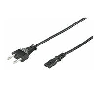Microconnect PE030713 cable de transmission Black 1.5 m C7 coupler