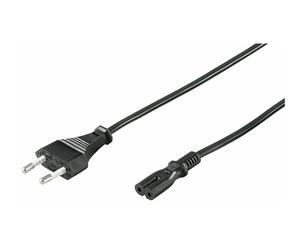 MicroConnect Power Cord Notebook - Câble d'alimentation - 1.5 m - noir