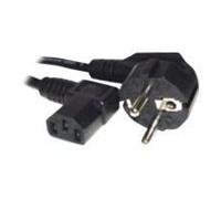 Microconnect PE010530 câble électrique Noir 3 m Prise d'alimentation type E+F Coupleur C13