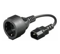 MicroConnect PowerCord - Câble d'alimentation - IEC 60320 C14 pour CEE 7/7 (F) - CA 250 V - 23 cm - noir