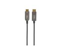MicroConnect Premium - Câble adaptateur - DisplayPort mâle pour HDMI mâle - 10 m - cuivre hybride/fibre optique - noir - Active Optical Cable (AOC),
