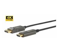 MicroConnect Premium - Câble adaptateur - DisplayPort mâle pour HDMI mâle - 10 m - cuivre hybride/fibre optique - noir - Active Optical Cable (AOC), support pour 4K60Hz