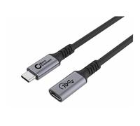 MicroConnect Premium - Câble d'extension USB - 24 pin USB-C (M) pour 24 pin USB-C (F) - USB 3.2 Gen 2x2 - 20 V - 5 A - 2 m - intérieur, Alimentation USB (100 W), support pour 4K60Hz (3840 x...