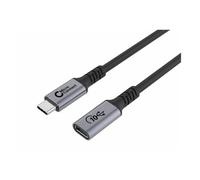 MicroConnect Premium - Câble d'extension USB - USB-C (M) pour USB-C (F) - USB 3.2 Gen 2x2 - 20 V - 5 A - 2 m - intérieur, Alimentation USB (100 W), support pour 4K60Hz (3840 x 2160), débit de transfer