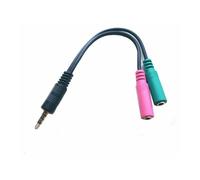 MicroConnect - Prise de casque micro - mini-phone stereo 3.5 mm mâle pour mini-phone stereo 3.5 mm, jack mini femelle