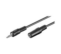 MicroConnect - Rallonge de câble audio - mini-phone stereo 3.5 mm femelle pour mini-phone stereo 3.5 mm mâle - 1.5 m