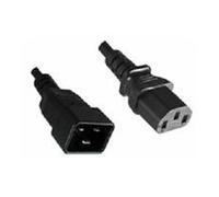 MicroConnect - Rallonge de câble d'alimentation - IEC 60320 C20 pour power IEC 60320 C13 - CA 230 V - 2 m - noir