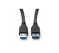 MicroConnect - Rallonge de câble USB - USB type A (F) pour USB type A (M) - USB 3.0 - 2 m - noir